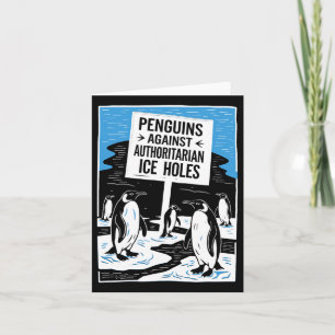 Anti Trump widersetzt Pinguine gegen Autoritäre I Karte