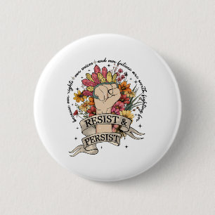 Anti-Trump-Widerstand Frauen Rechte Protest Gleich Button