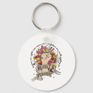 Anti-Trump-Widerstand Frauen Rechte Protest Gleich Schlüsselanhänger