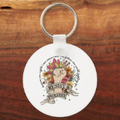 Anti-Trump-Widerstand Frauen Rechte Protest Gleich Schlüsselanhänger (Vorderseite)