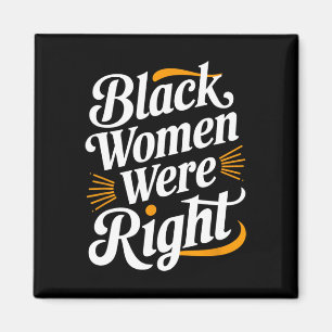 Anti Trump Widerstand Schwarze Frauen Schwarze Fra Magnet