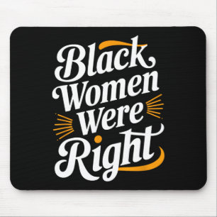 Anti Trump Widerstand Schwarze Frauen Schwarze Fra Mousepad