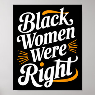 Anti Trump Widerstehen Schwarze Frauen Schwarze Fr Poster