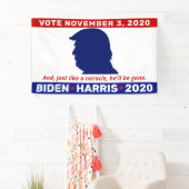 Anti-Trump wie ein Wunder, dass er 2020 sein wird Banner (Insitu)