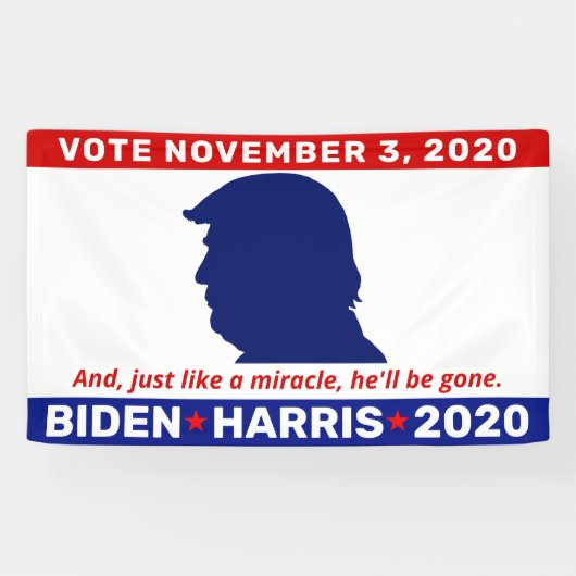 Anti-Trump wie ein Wunder, dass er 2020 sein wird Banner (Horizontal)