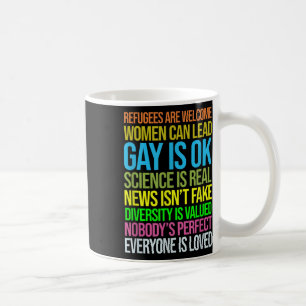 Anti-Trump-Wissenschaftsflüchtlinge Liebe Frauenre Kaffeetasse