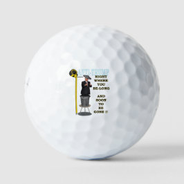 Anti Trump / Wo Sie lang sind, Golfball