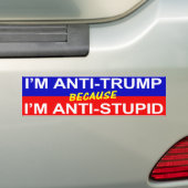 Anti-Trumpf Autoaufkleber (Auf Auto)