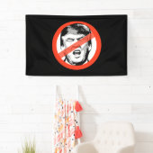 Anti-Trumpf Banner (Insitu)