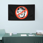Anti-Trumpf Banner (Messeveranstaltung)