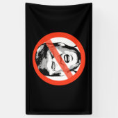 Anti-Trumpf Banner (Vertikal)