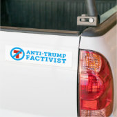 Anti-Trumpf FACTivist Autoaufkleber (Auf Lkw)