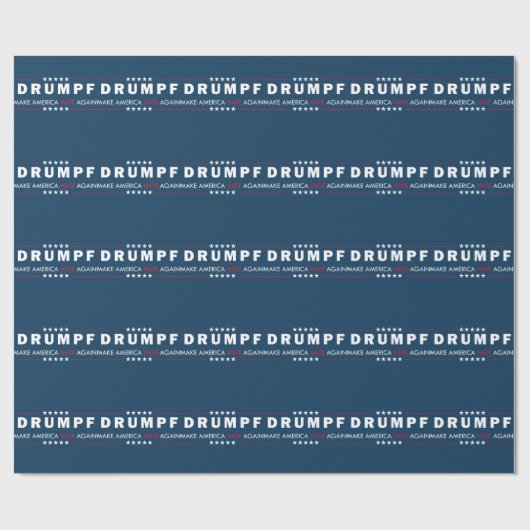 Anti-Trumpf Geschenkpapier (Flach)