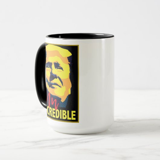 Anti-Trumpf Kaffee-Tasse Tasse (Vorderseite Links)