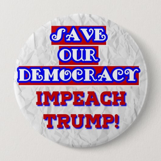 Anti-Trumpf Knopf Button (Vorderseite)