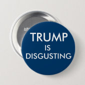 Anti-Trumpf Knopf Button (Vorne & Hinten)