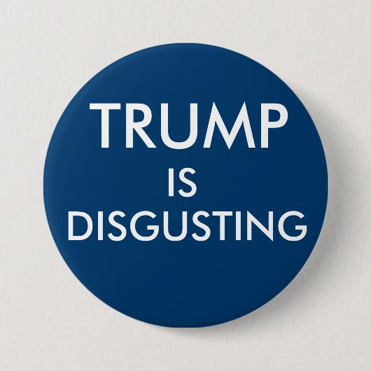 Anti-Trumpf Knopf Button (Vorderseite)