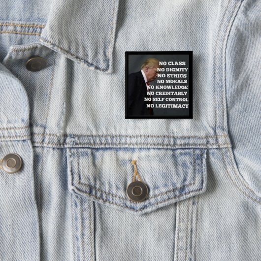 Anti-Trumpf Knopf Button (Beispiel)