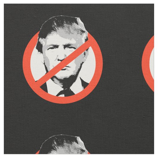 Anti-Trumpf Stoff (Nahaufnahme)