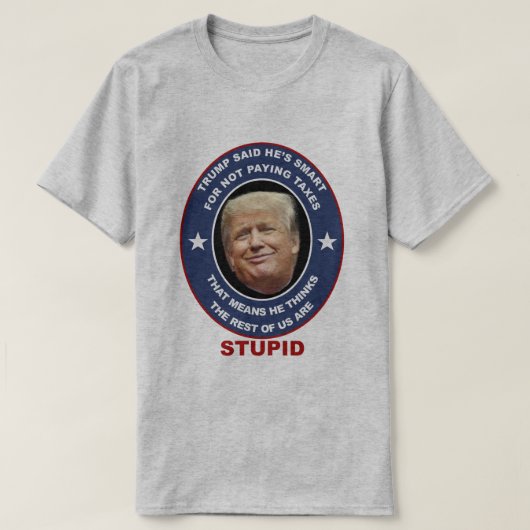 Anti-Trumpf T - Shirt (Design vorne)