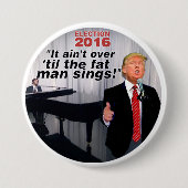 Anti-Trumpf Wahl 2016 Button (Vorderseite)