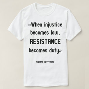 Anti-Trumpf Widerstand wird Aufgabe T-Shirt