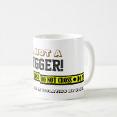 Anti-Umarmungen Kaffeetasse (VorderseiteRechts)