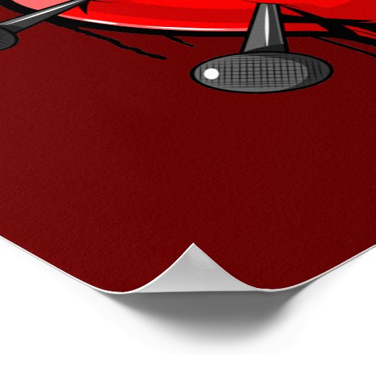 Anti-Valentine Broken Heart Poster (Ecke)