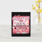 Anti Valentine Club Funny Skeleton Drinking Hearts Karte (Gelbe Blume)