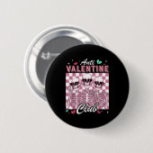 Anti Valentine Club Skeleton Funny Single Valentin Button (Vorne & Hinten)