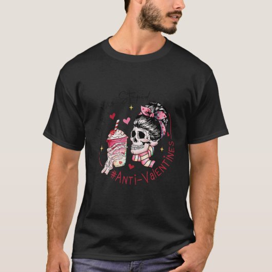 Anti Valentine Cupid Stupid Funny Valentine T-Shirt (Vorderseite)