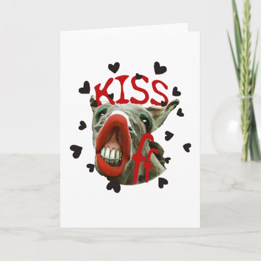 ANTI-VALENTINE FEIERTAGSKARTE (Vorderseite)