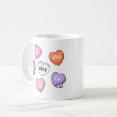 Anti-Valentine Heart Candy Kaffeetasse (Vorderseite Links)