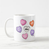 Anti-Valentine Heart Candy Kaffeetasse (Links)