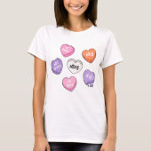 Anti-Valentine Heart Candy T-Shirt (Vorderseite)