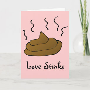 Anti-Valentine: Liebe ist nur ein Haufen Mist Feiertagskarte