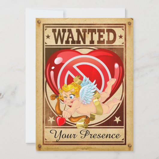 Anti-Valentine-Party Einladung (Vorderseite)