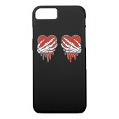 Anti Valentine Skeleton Hands Herz Goth Case-Mate iPhone Hülle (Rückseite)