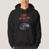 Anti Valentines Club Possum Hoodie (Vorderseite)