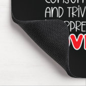 Anti Valentines Day Anti Love Valentine Hate Sing Mousepad (Ecke)