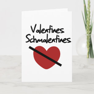 Anti valentines day humor feiertagskarte