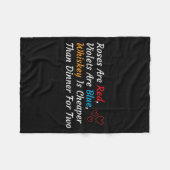 Anti Valentines Day Valentines Drink Anti Valenti  Fleecedecke (Vorderseite (Horizontal))