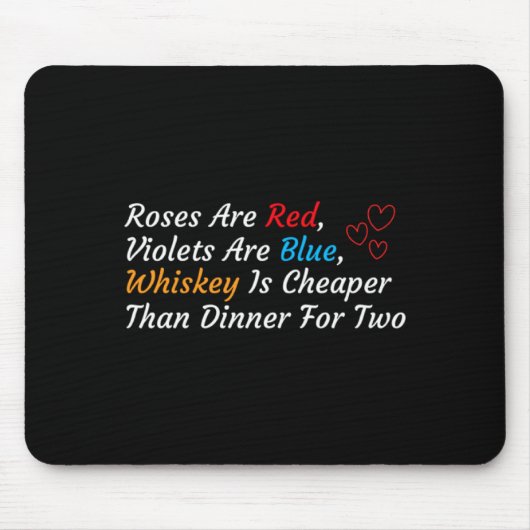 Anti Valentines Day Valentines Drink Anti Valenti  Mousepad (Vorne)