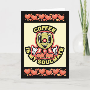 ANTI VALENTINES FUNNY FRIEND COFFEE CARDS FEIERTAGSKARTE