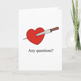 Anti-Valentines-Karten Feiertagskarte