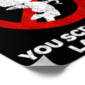 Anti Valentines Sarcastic Cud Quote Funny Gift  Poster (Ecke)