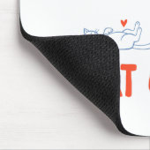 Anti-Valentins-Katzen-Crew Lustig Mousepad (Ecke)
