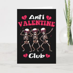 Anti Valentinsclub Lustiger Einzelbewusstseinstag Karte
