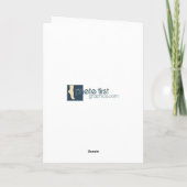 Anti-Valentinsgruß Schädel mit Flügeln Feiertagskarte (Rückseite)