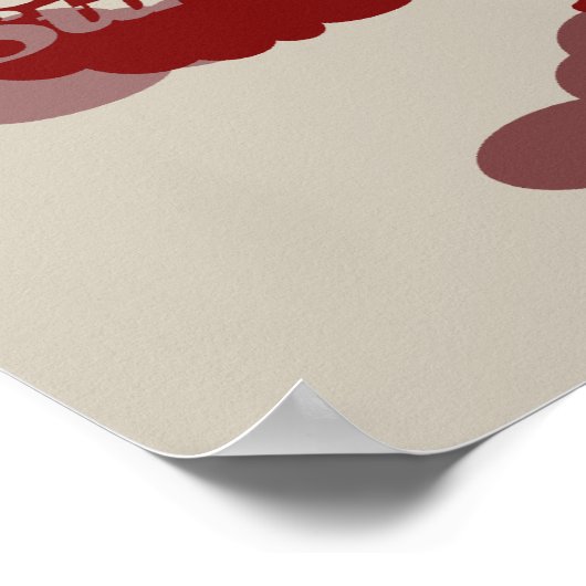 Anti-Valentinstag Cupid Art Poster (Ecke)